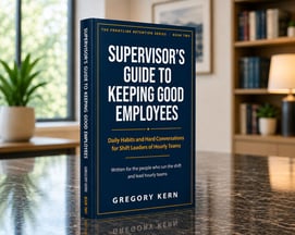 Supervisor's Guide to Keeping Good Employees book on a table