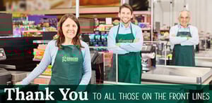 Thanking all front line employees