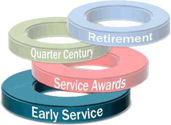 Earlier service award milestones