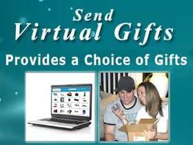 Send virtual gifts of choice.