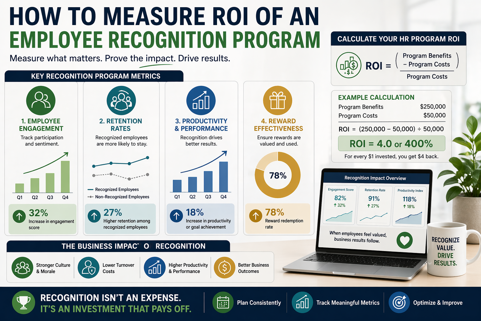 How to Measure the ROI of an Employee Recognition Program