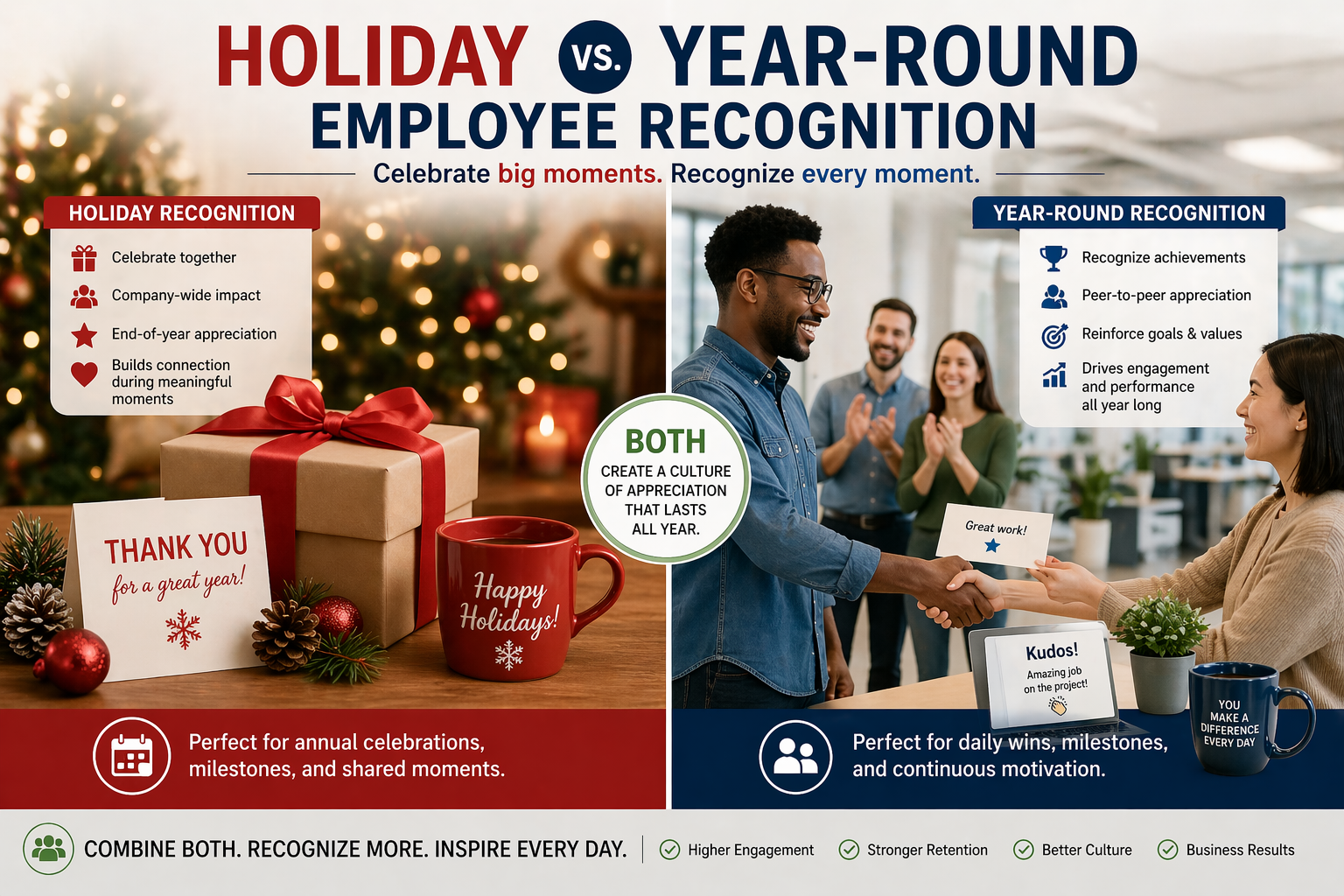 Holiday vs Year-Round Employee Recognition Programs - What Works Best